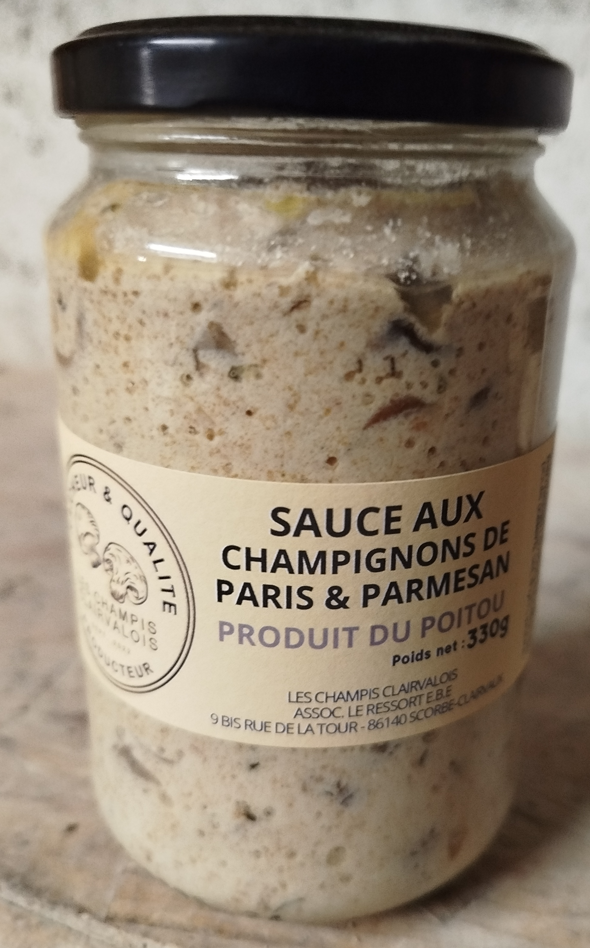 Sauce aux champignons & parmesan 330g - 330g
