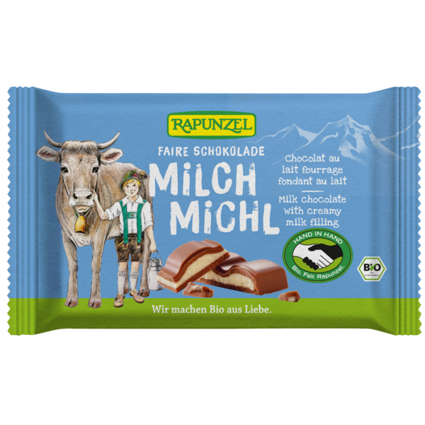 Chocolat au lait fourrage fondant au lait - 100g