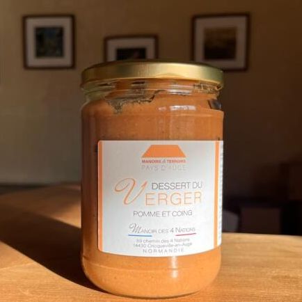 Dessert du verger Compote de pomme & coing 500g