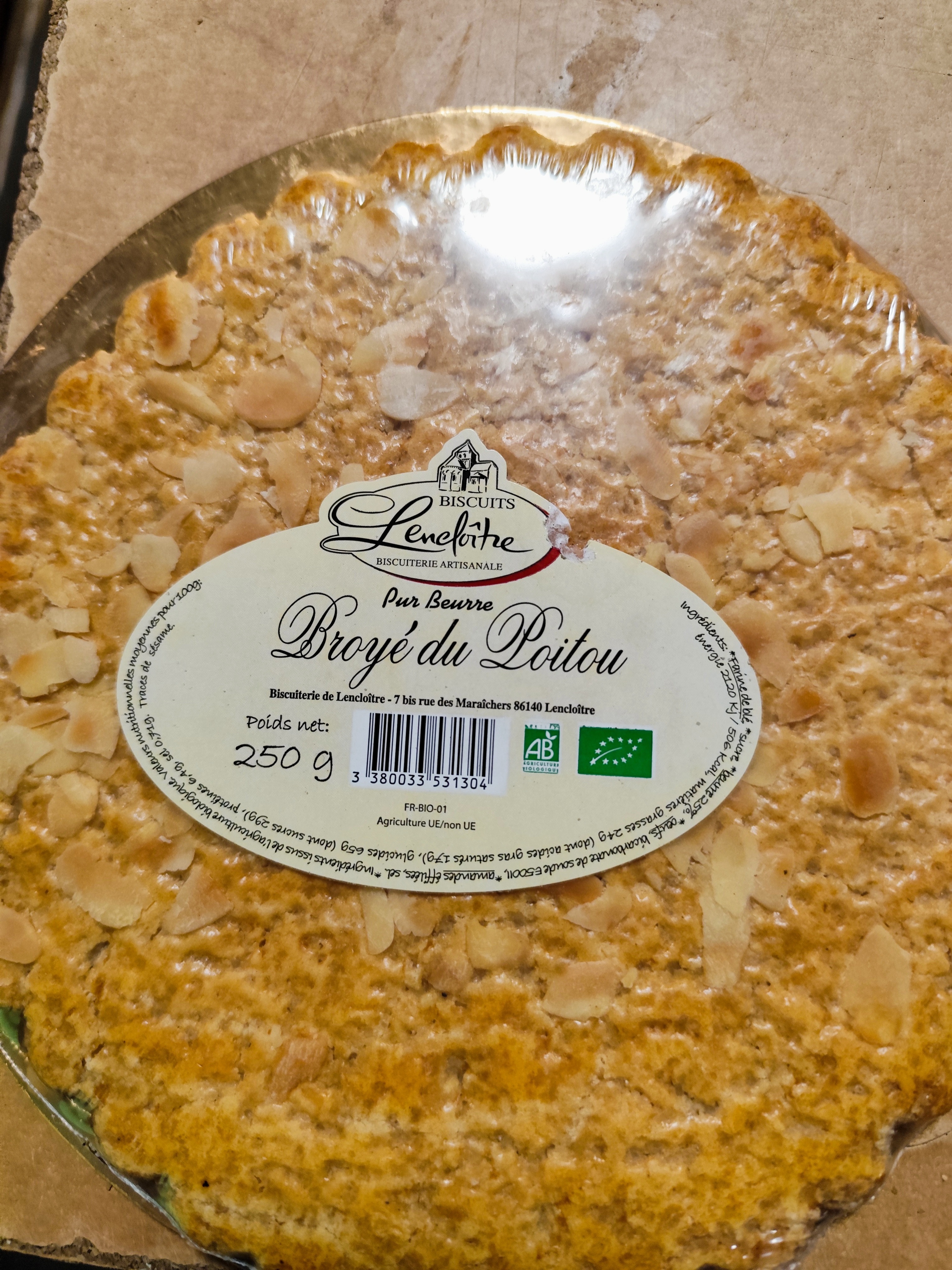 Broyé du Poitou 250GR