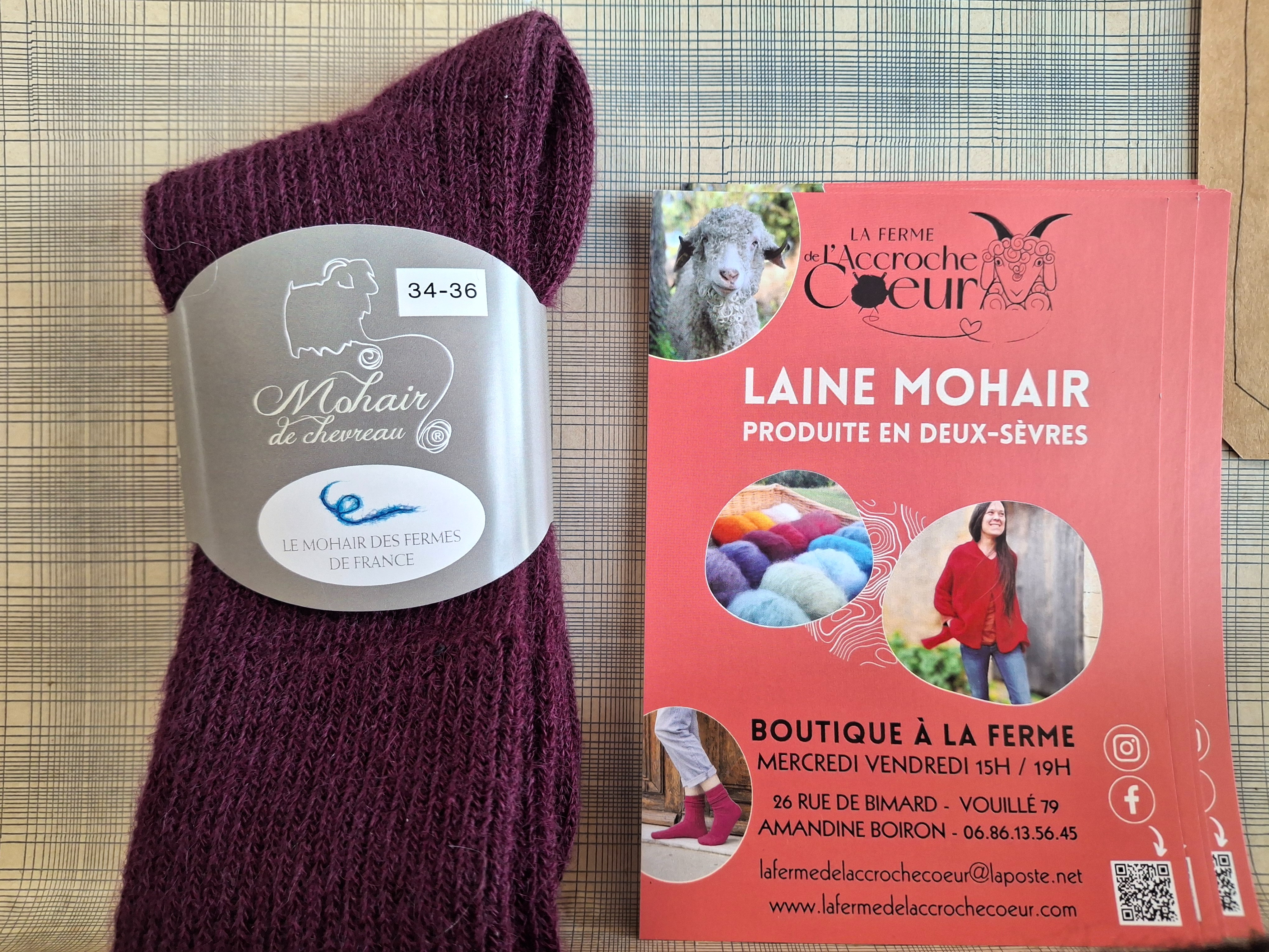 Chaussettes fines mohair