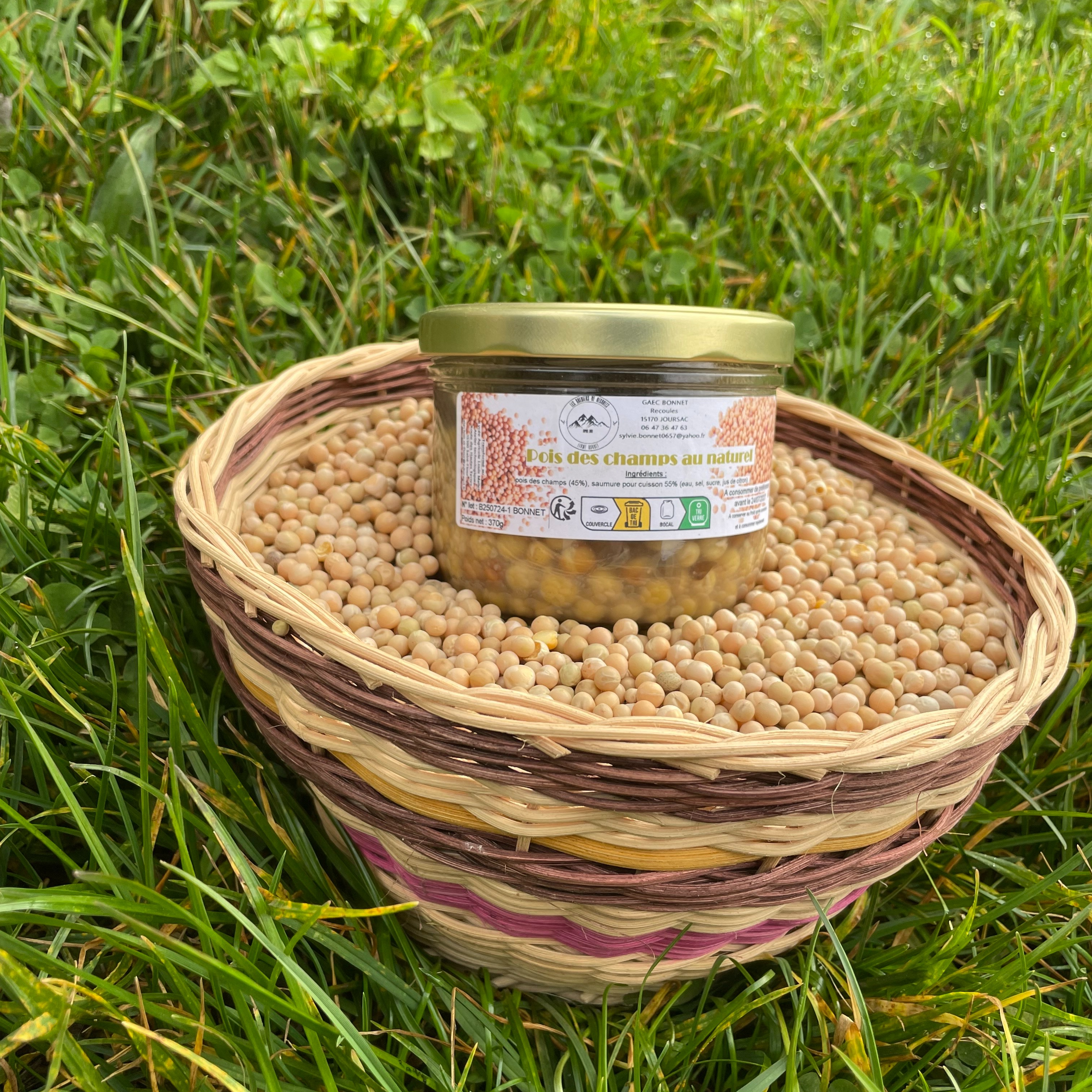 Pois des Champs au naturel - 370g