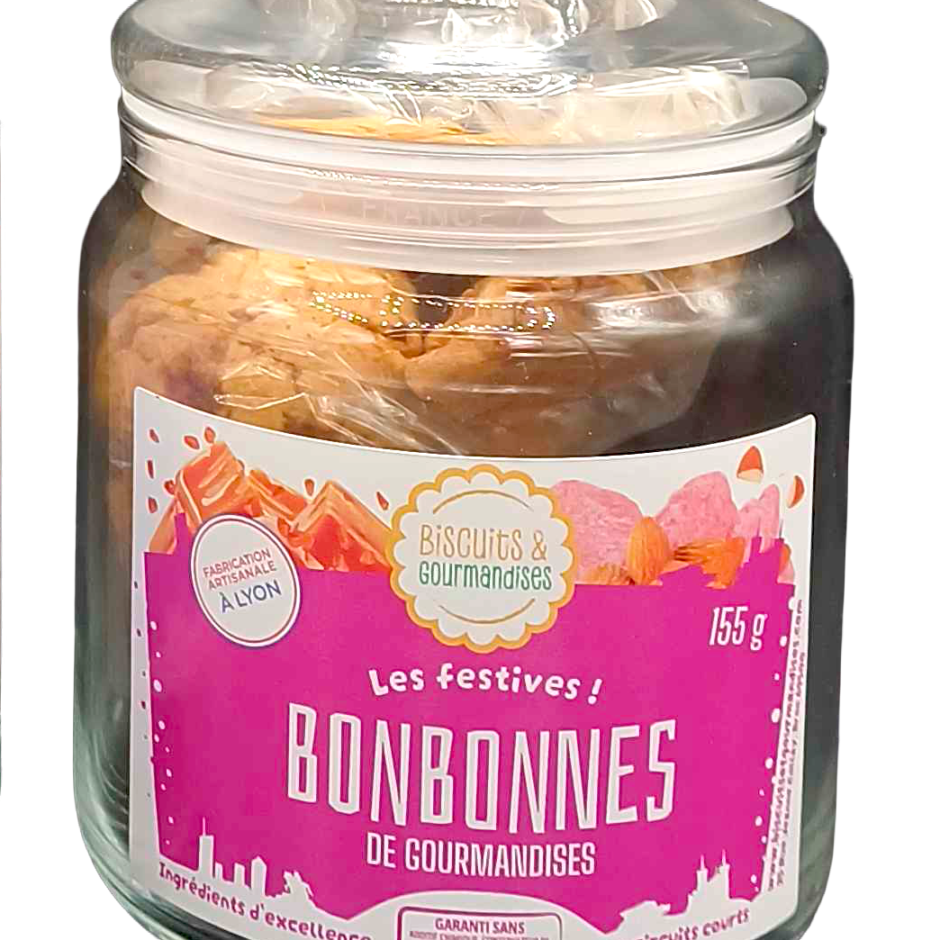 Bonbonnes de biscuits à offrir...ou pas ! - 200g