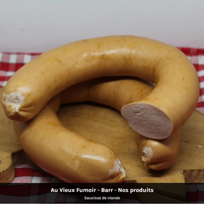 Saucisse de viande - Au Vieux Fumoir - 300g