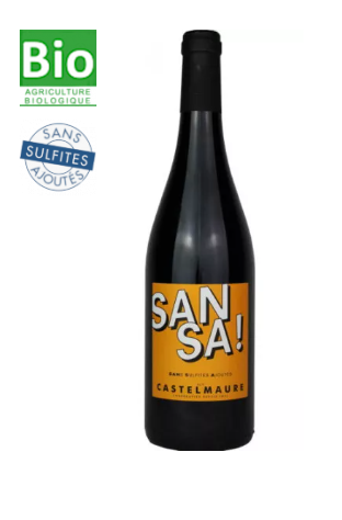 Sansa Rouge castelmaure BIO - 75cl