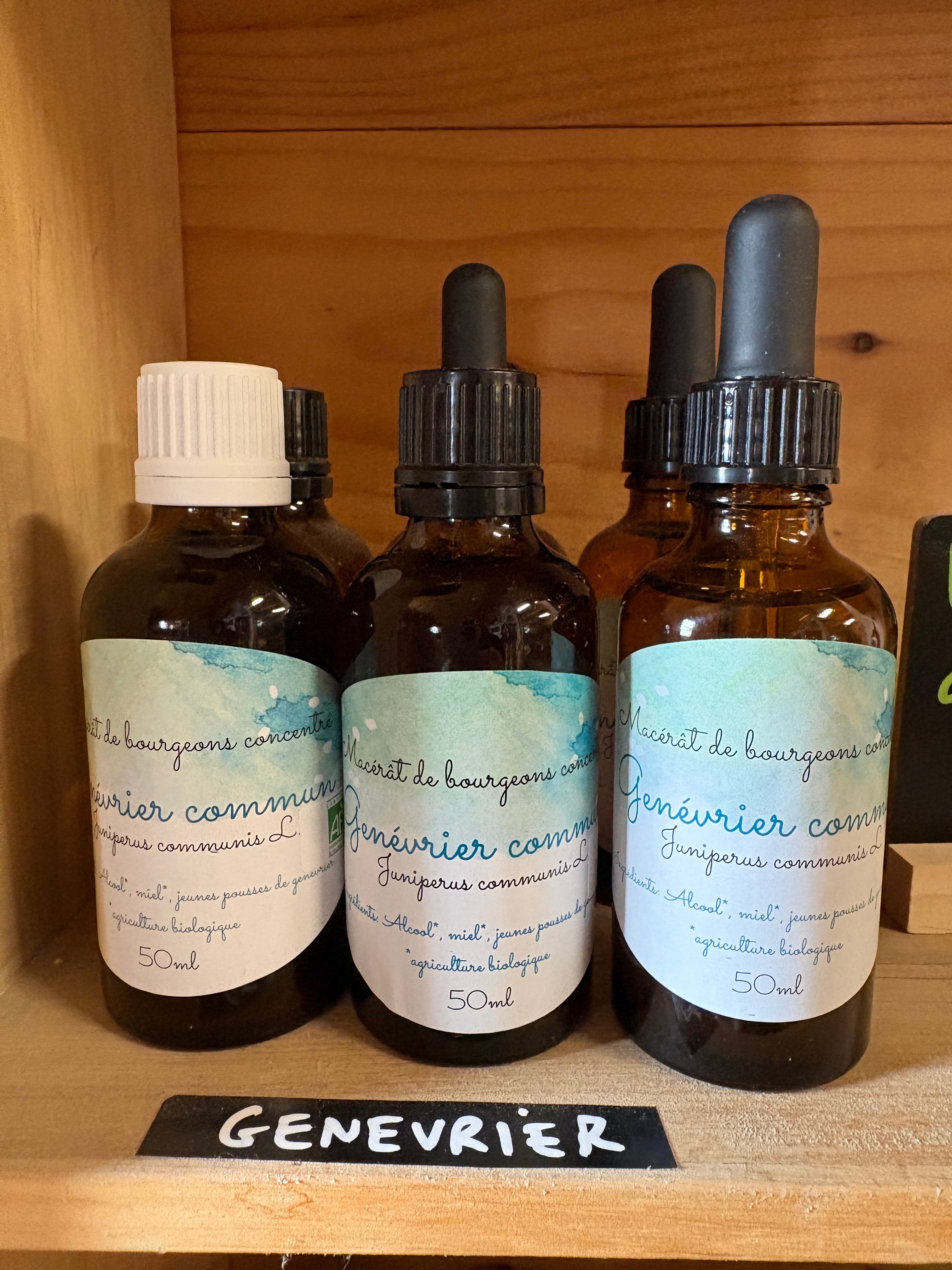 Macérât concentré de bourgeons de Genévrier sauvage 50 ml - 150g