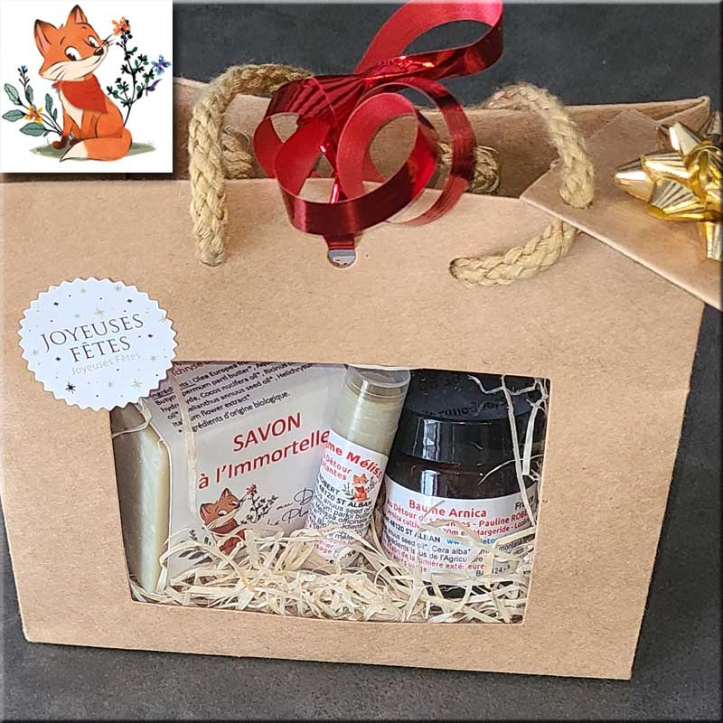 Sac cadeau Savon et Baumes - 230g