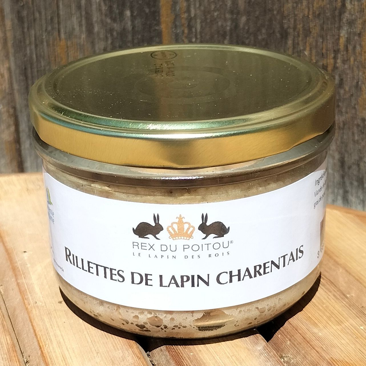 Rillettes de lapin charentais - 180g