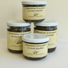 Escargots court-bouillonnés petits 4 dz - Bocal