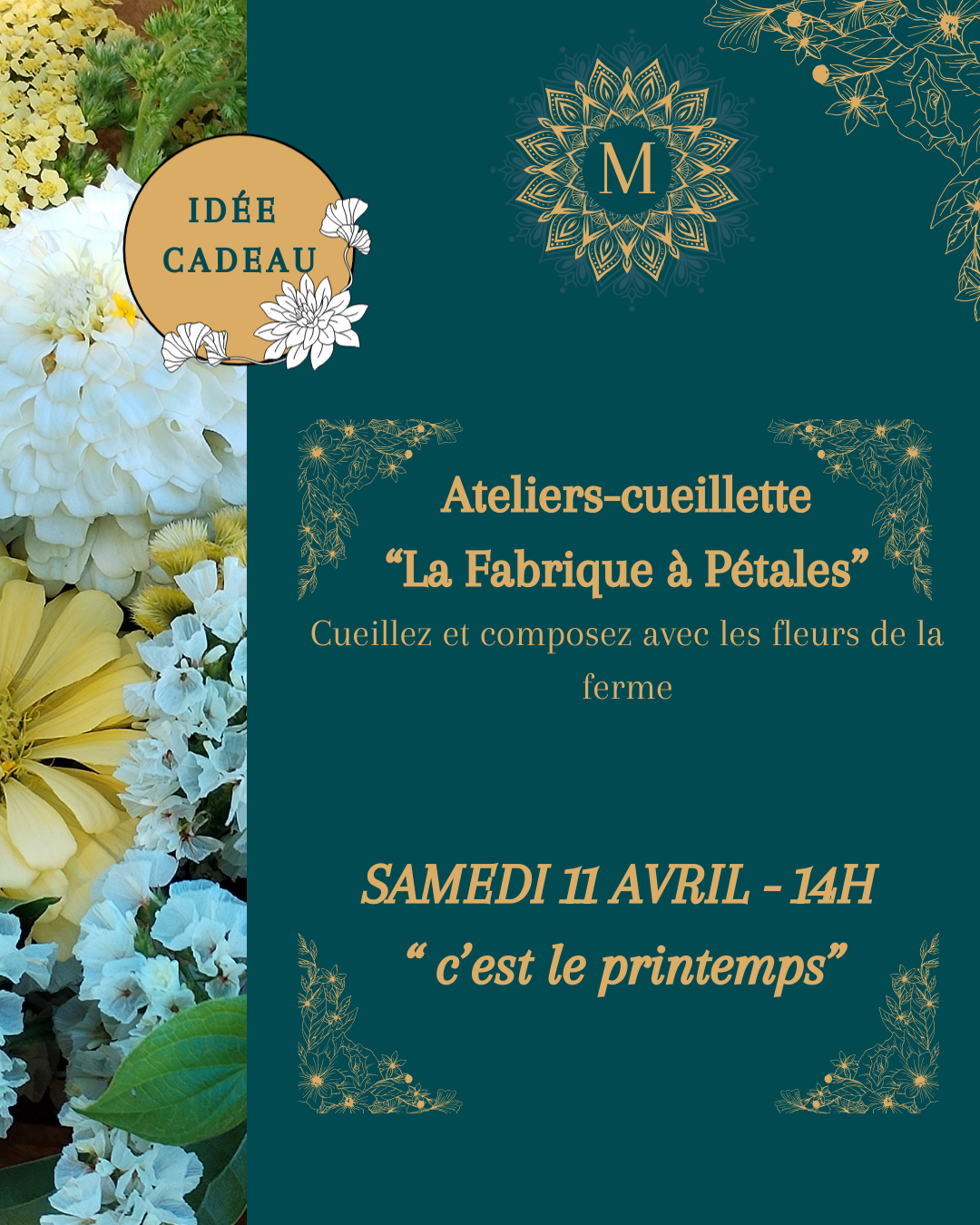 Atelier "La fabrique à Pétales" - 11 Avril 2026