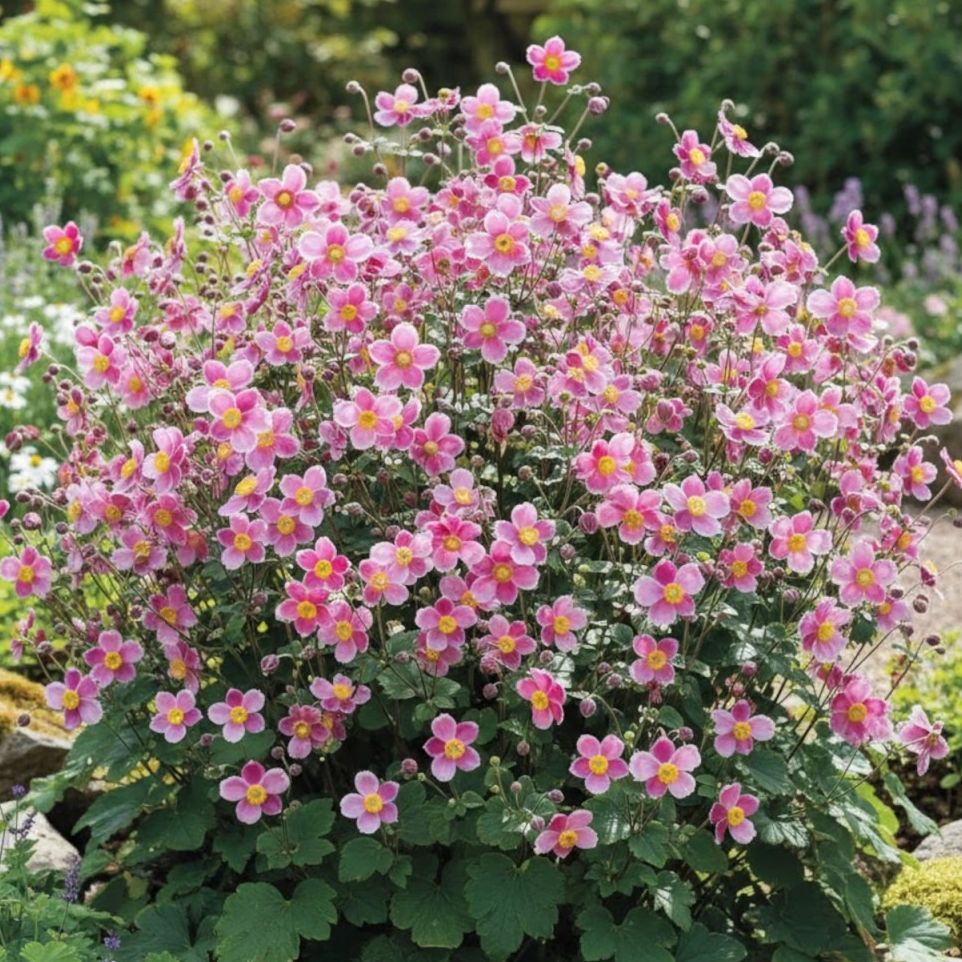 Anémone du Japon (Anemone hupehensis) 'Praecox' - 1l