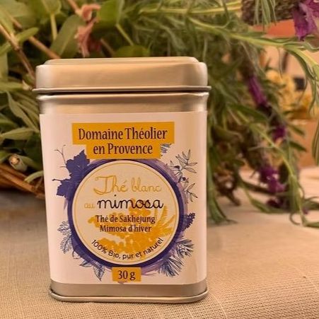 Thé blanc du Népal aux fleurs de Mimosa des Maures