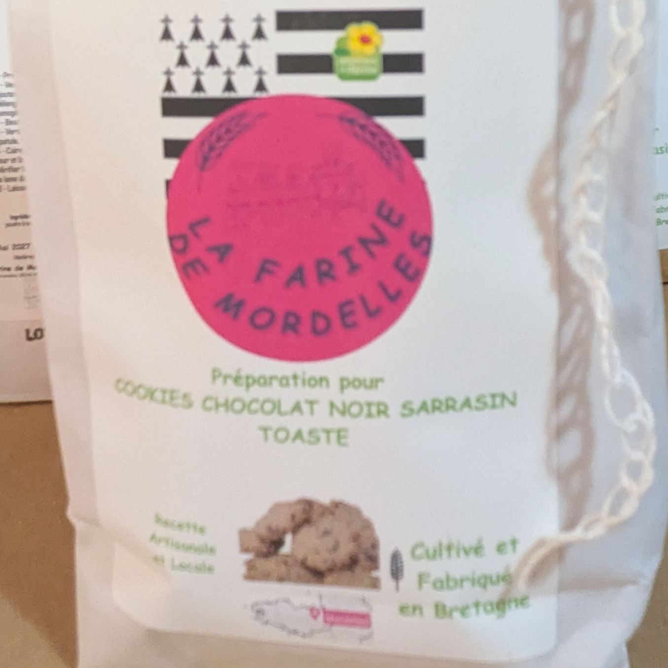 Préparation pour cookies chocolat noir et sarrasin toasté - 330g