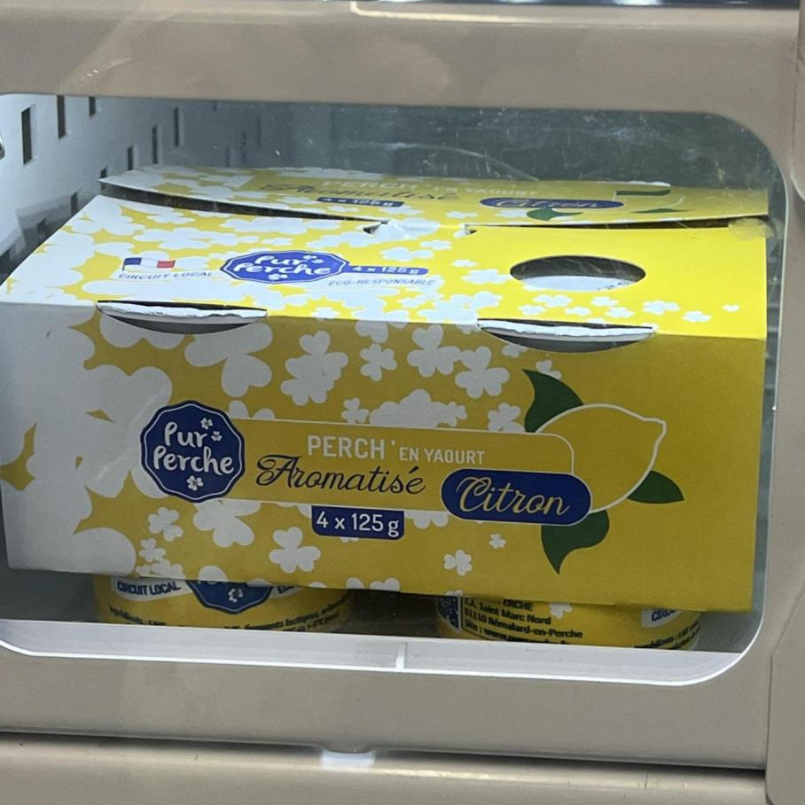 Yaourt aromatises au citron du perche