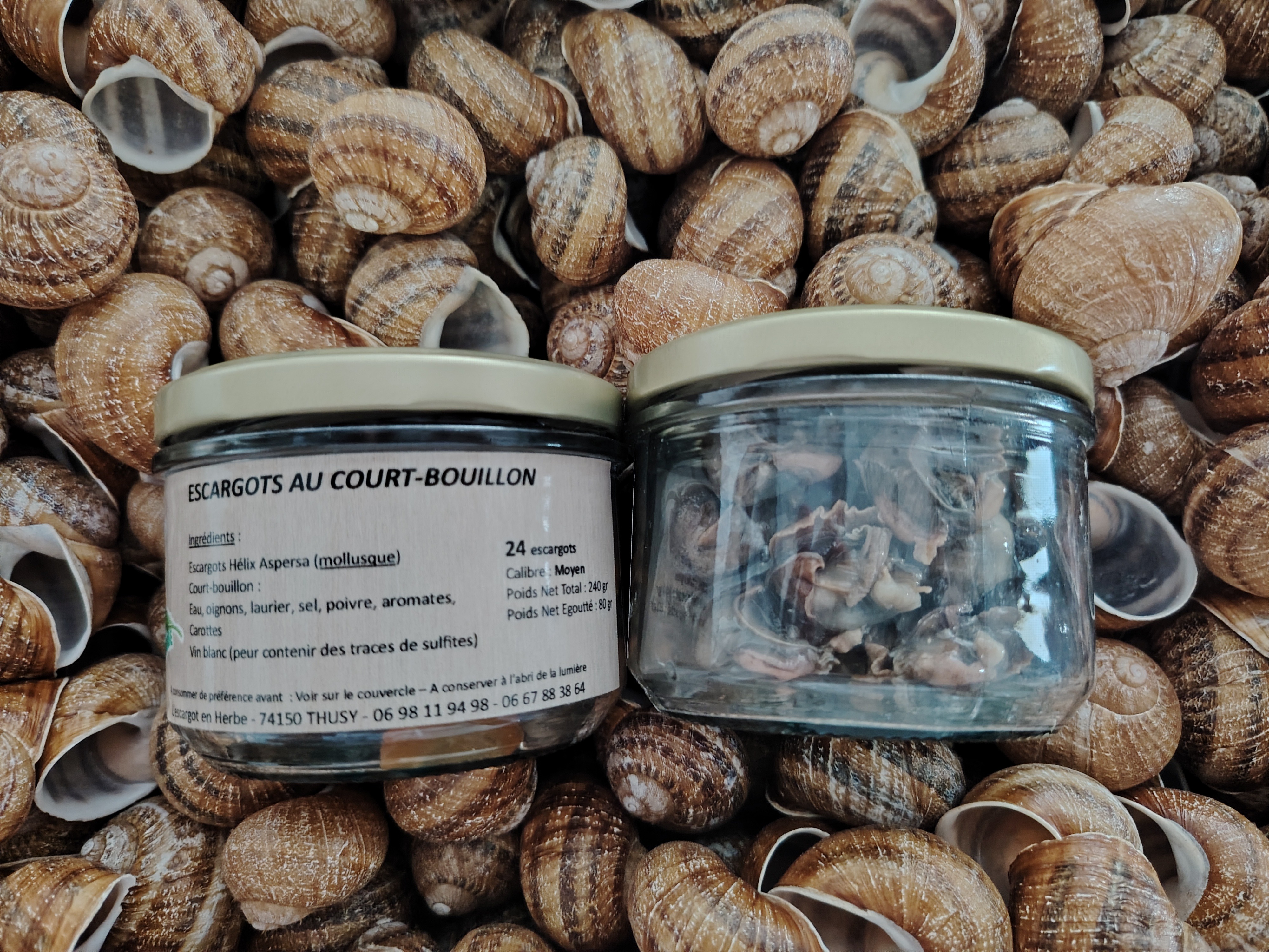 Court Bouillon 24 escargots - 110g