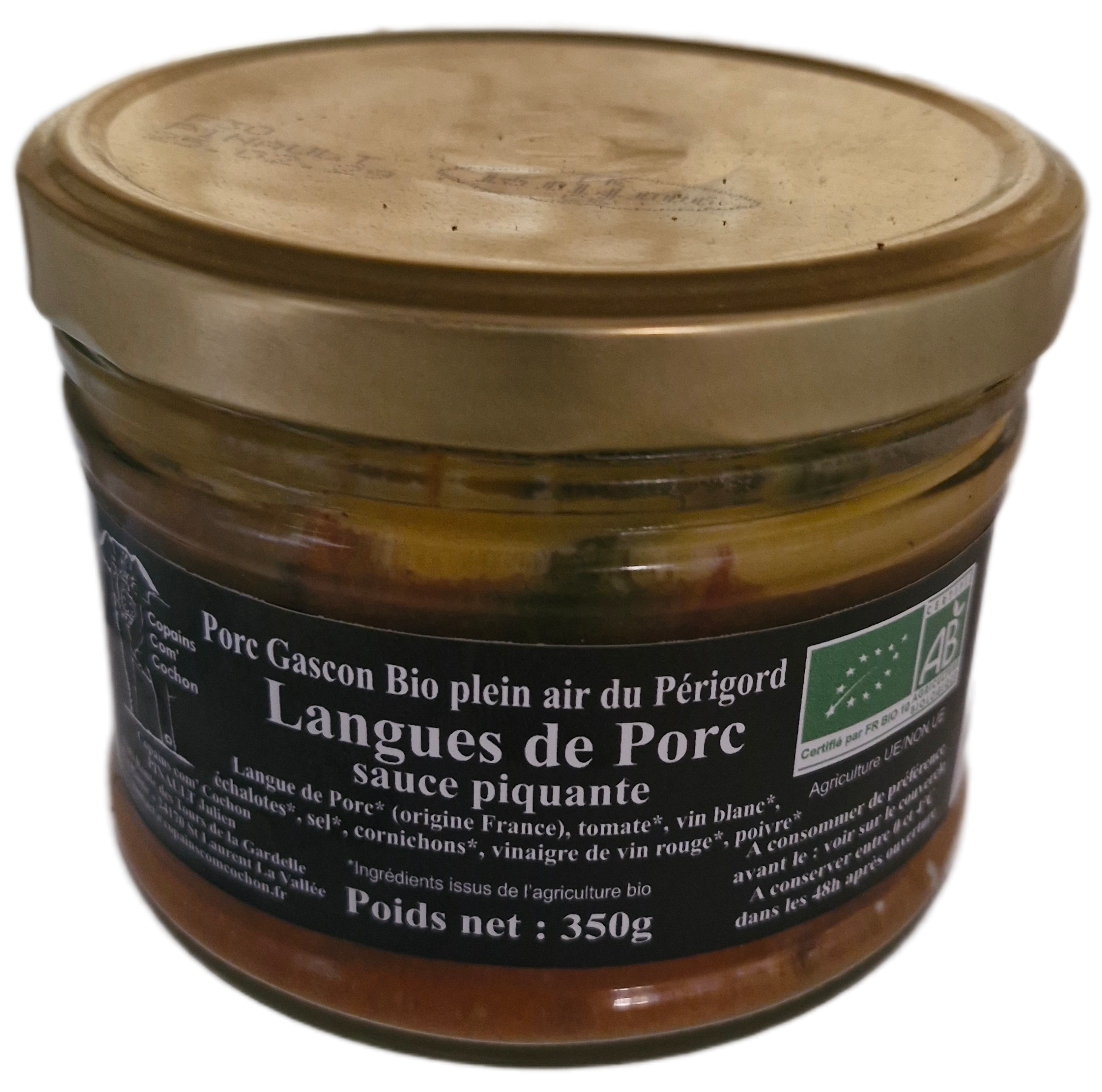 Langues de porc sauce piquante - 350g