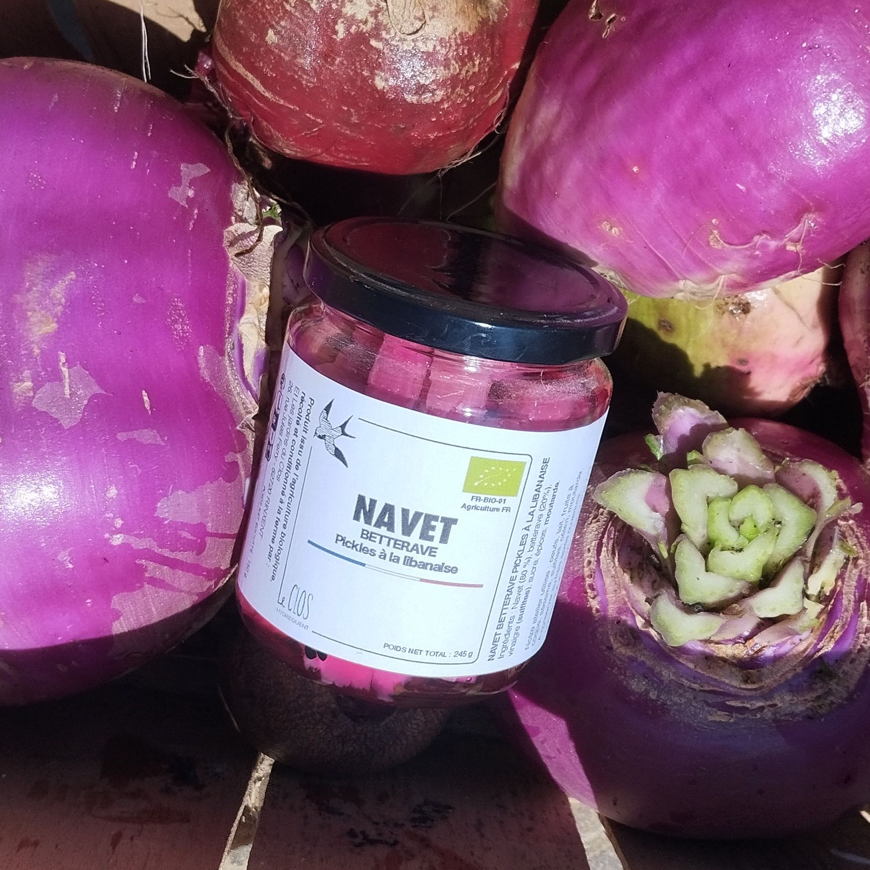 Pickles de navet et betteraves à la libanaise