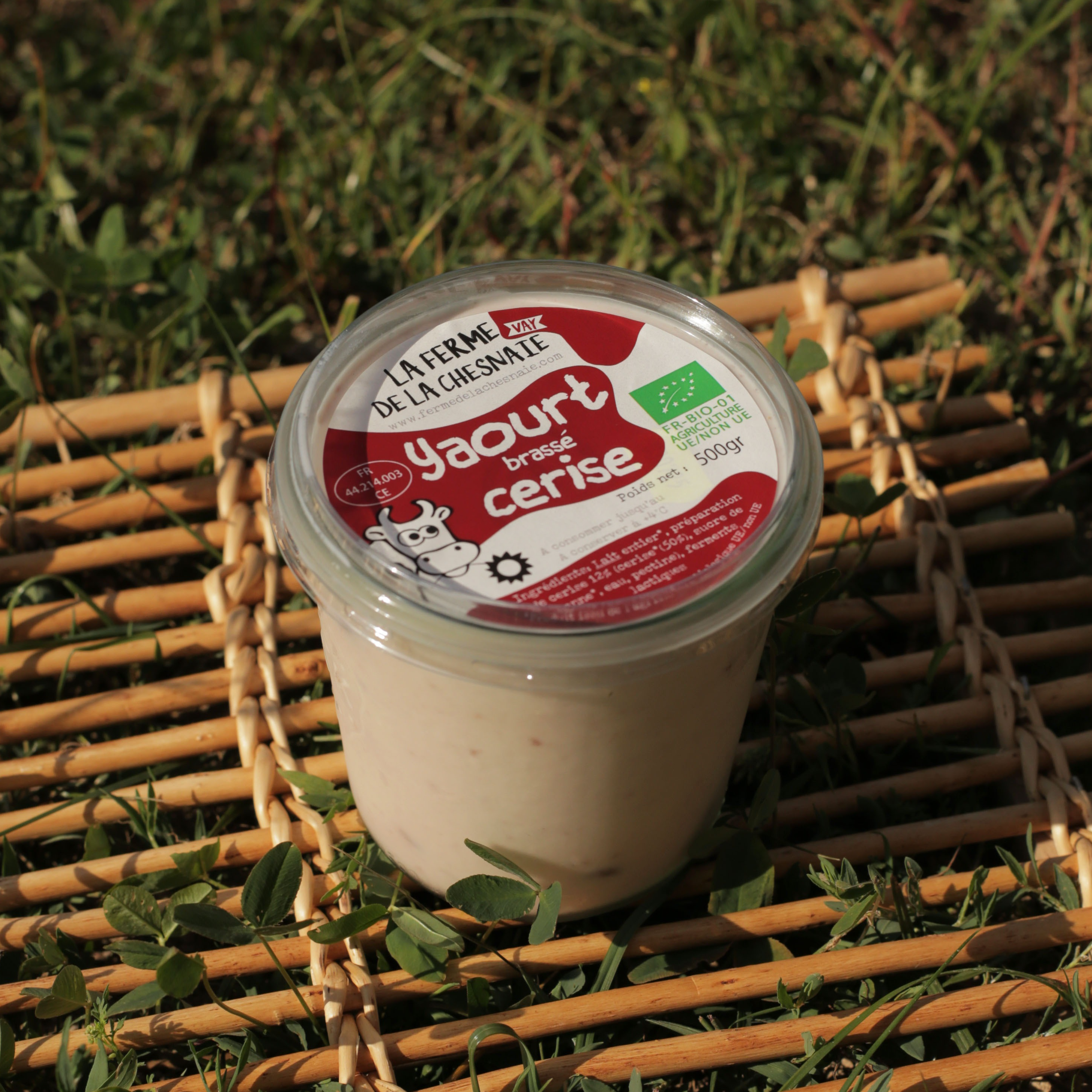 Yaourt sucré brassé à la Cerise - 500g