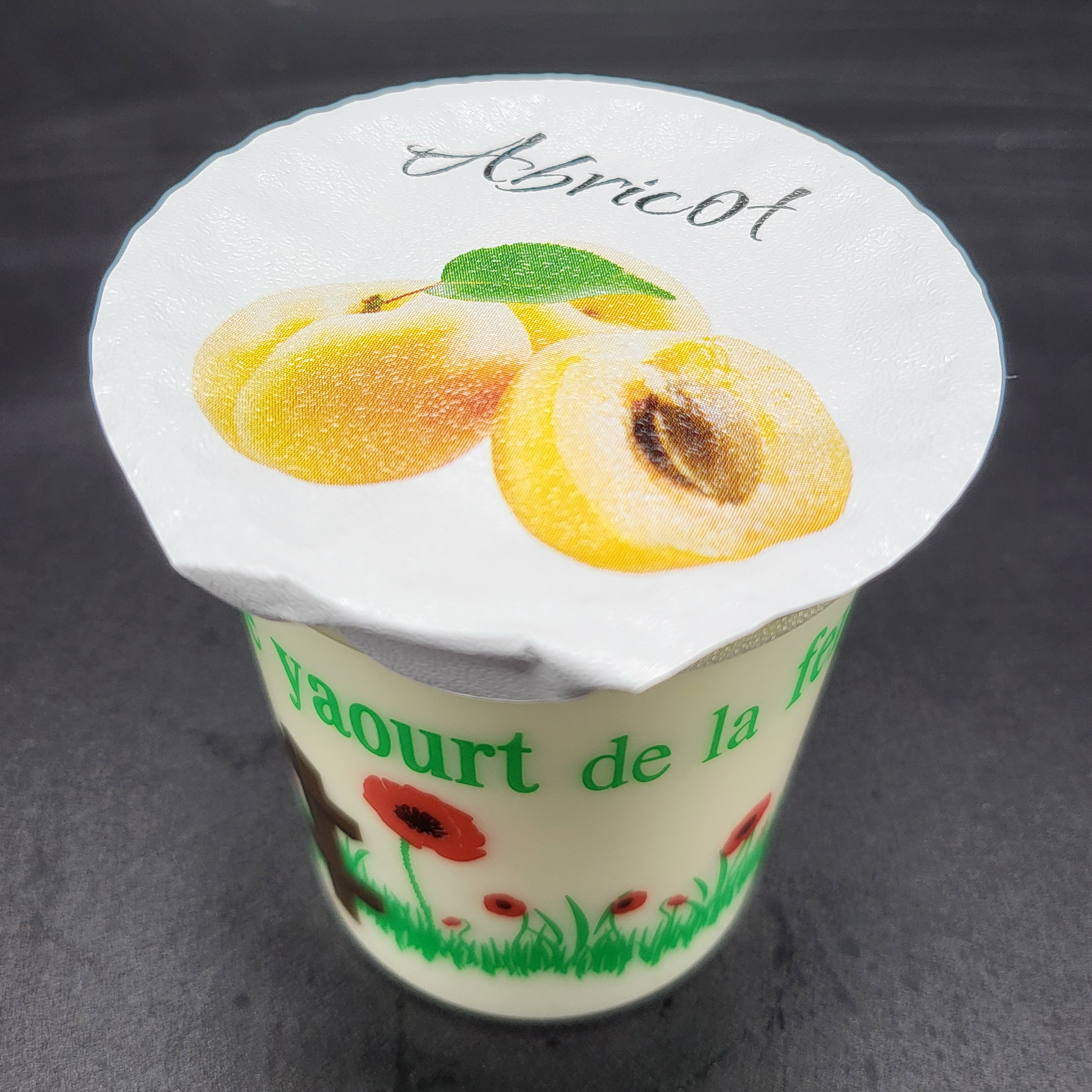 Yaourt aromatisé à l'abricot - 125g