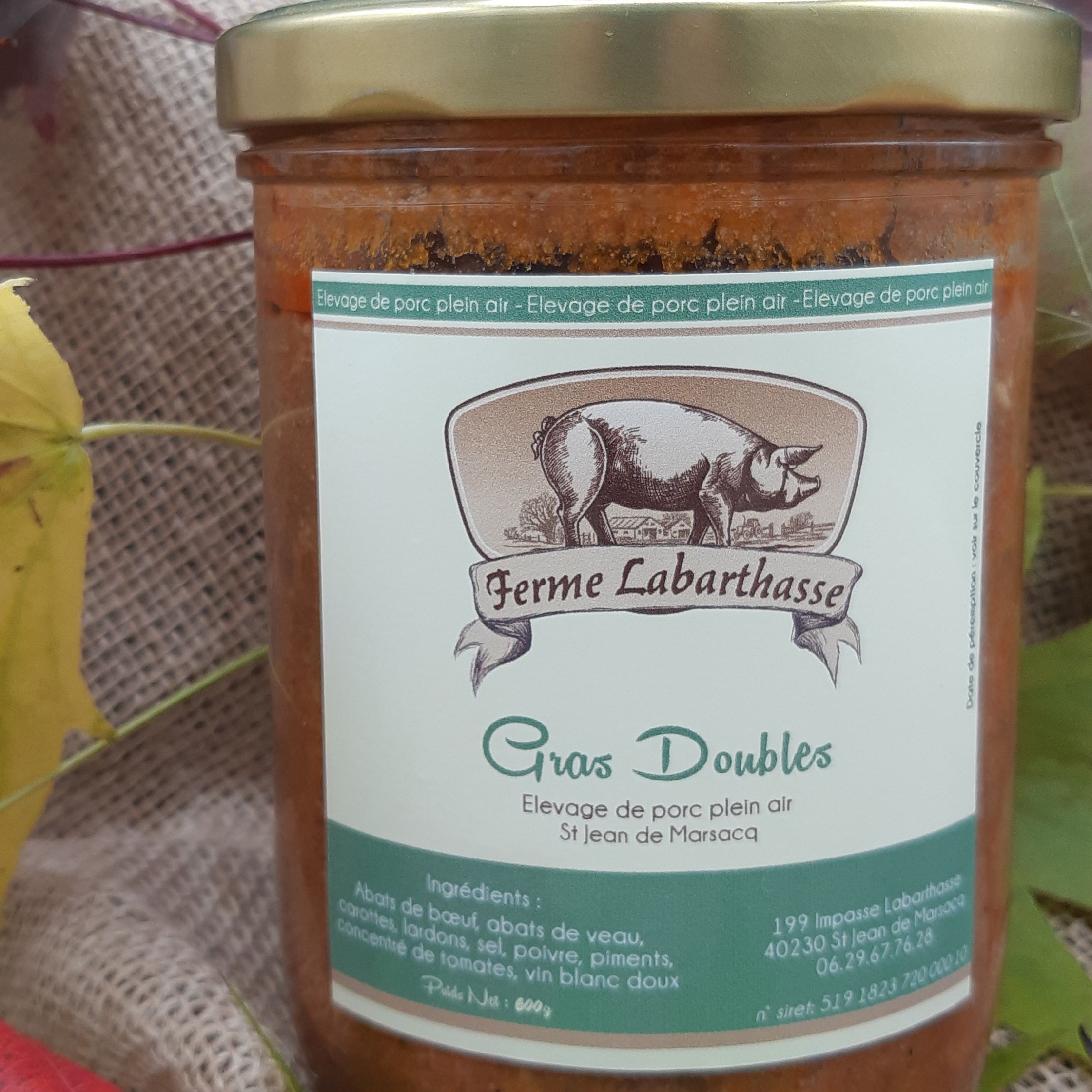 Gras doubles - 600g