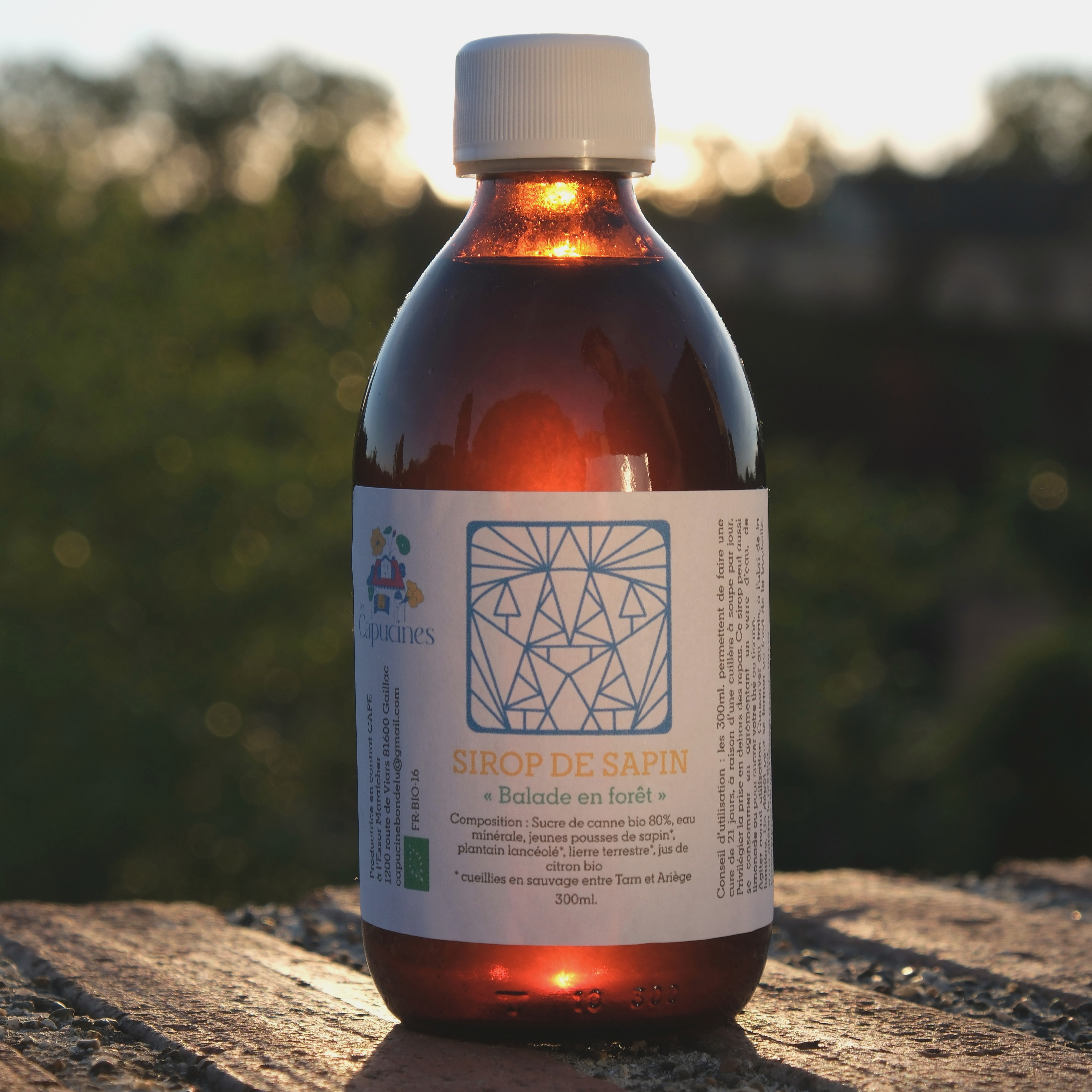 Sirop de sapin • Toux et gorge irritée • "Balade en forêt" - 300ml