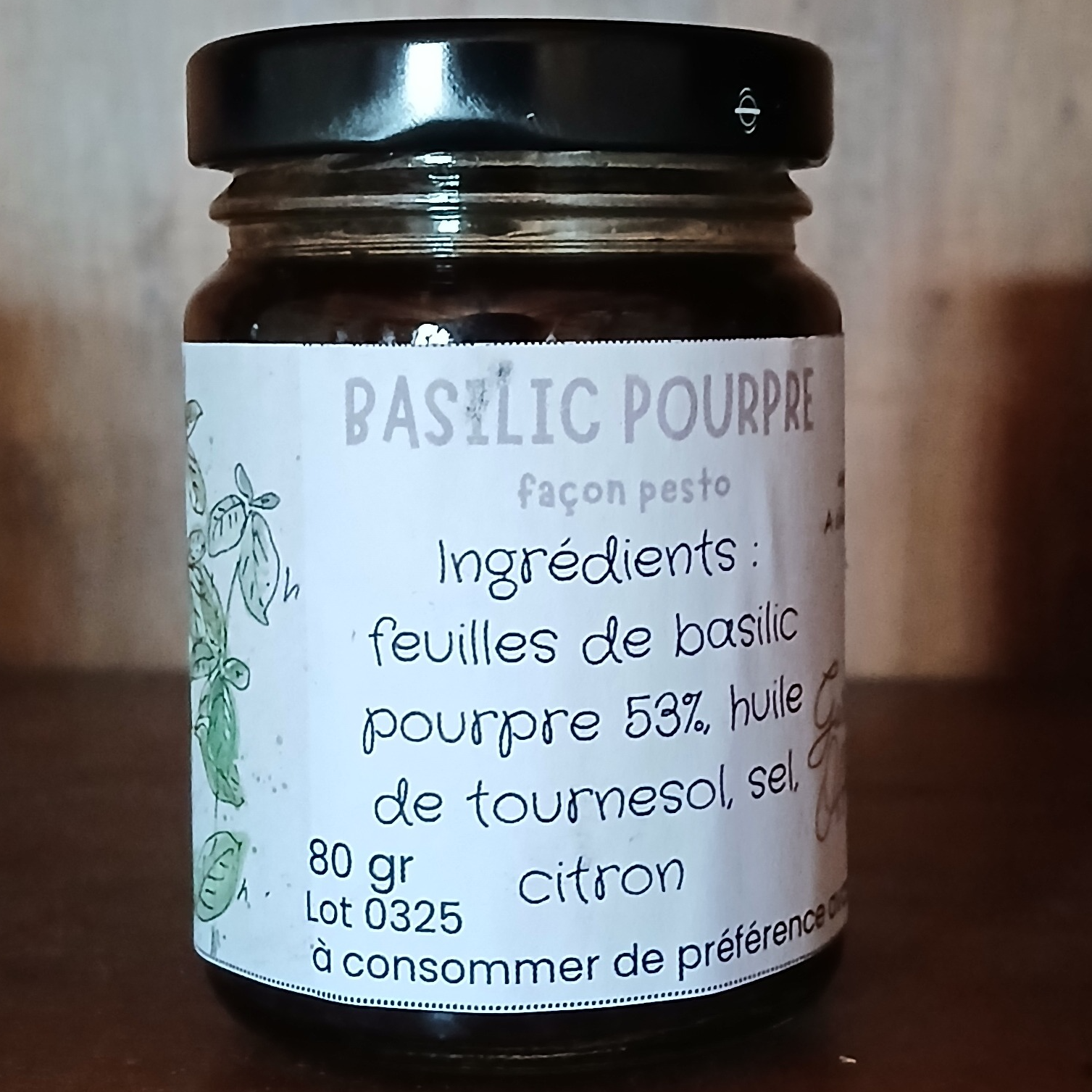 Basilic pourpre - 80g