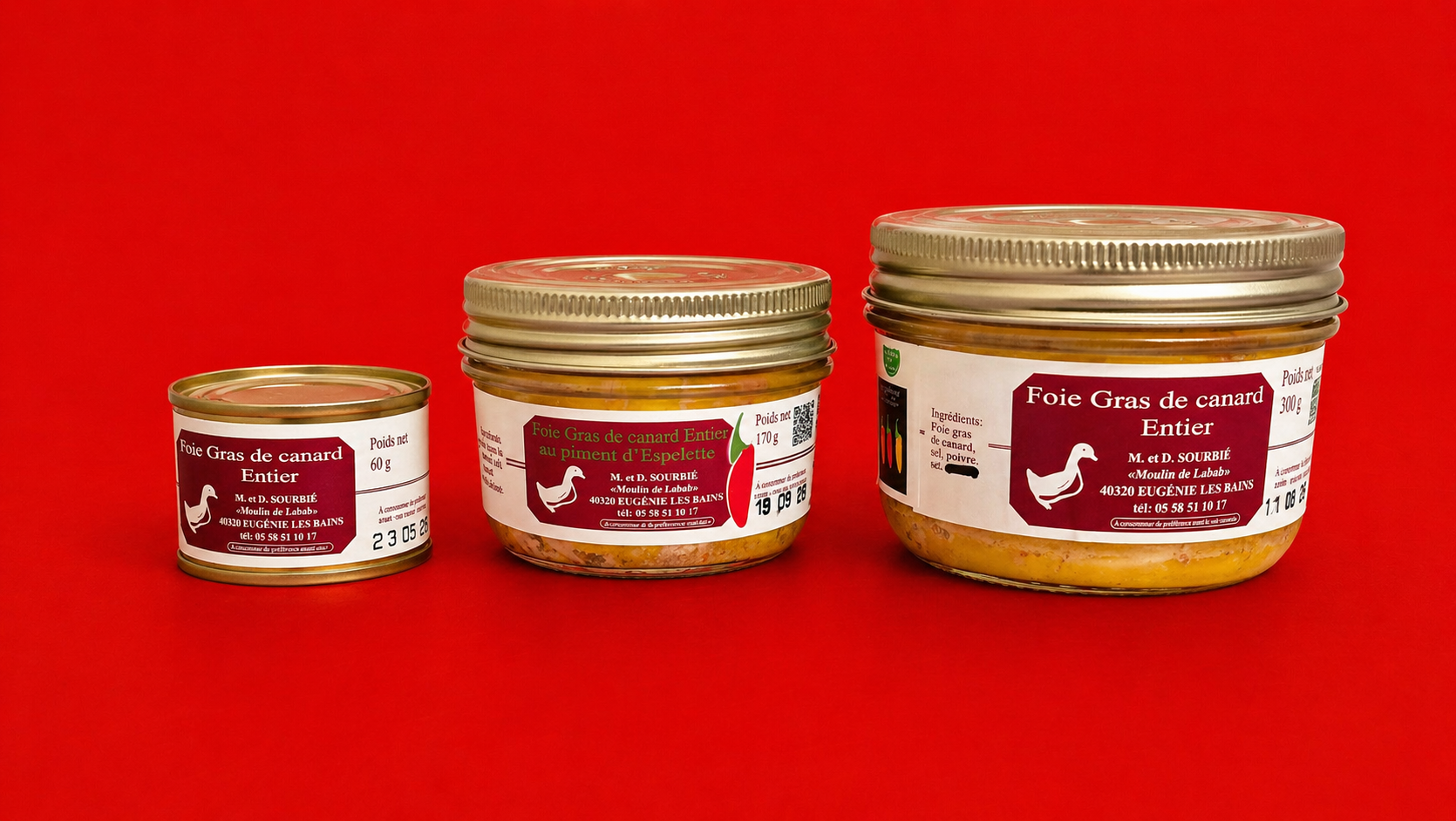 Foie gras entier au piment d espellette  en conserve