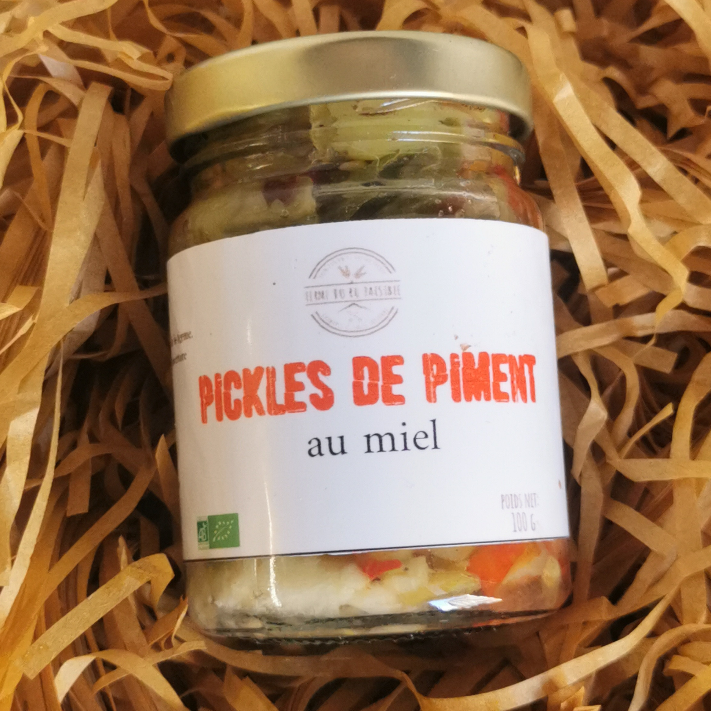 PICKLES DE PIMENT AU MIEL - 75g
