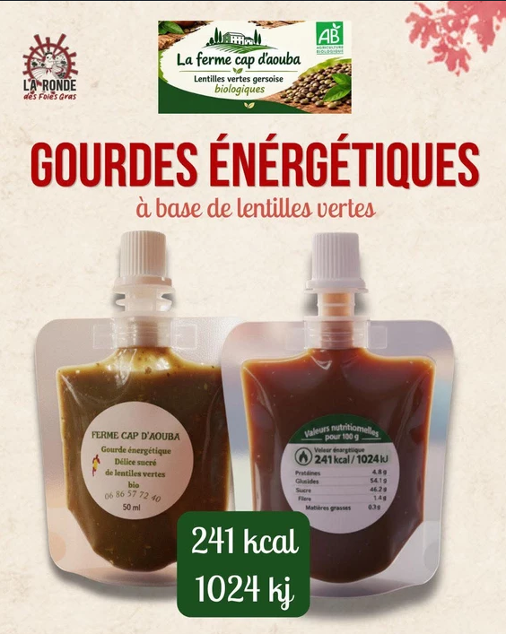 GOURDE ENERGETIQUE DE DELICE SUCRE - 70g