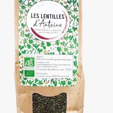 Lentilles vertes - Loiret 500g.