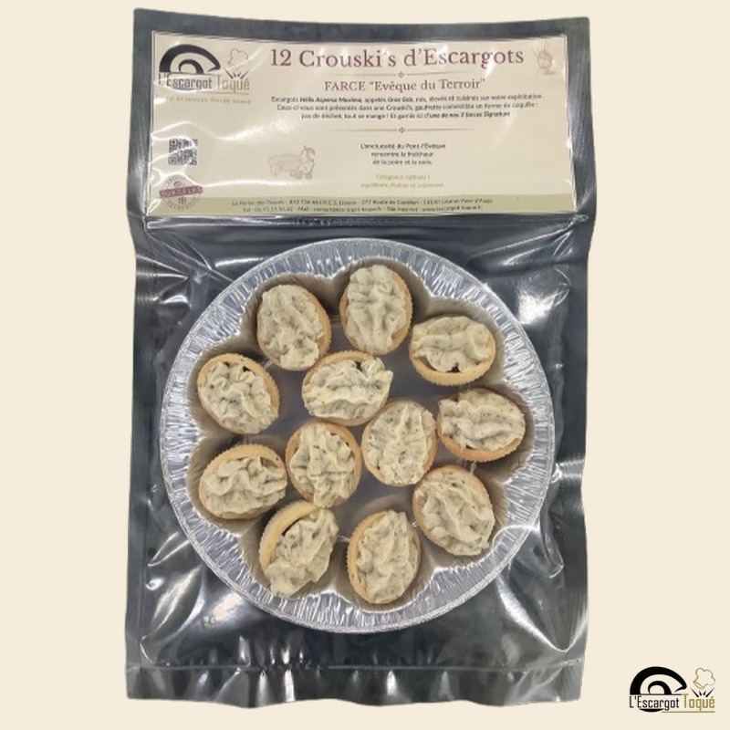 12 Crouski's Evêque du Terroir en Assiette Alu - CRFET12