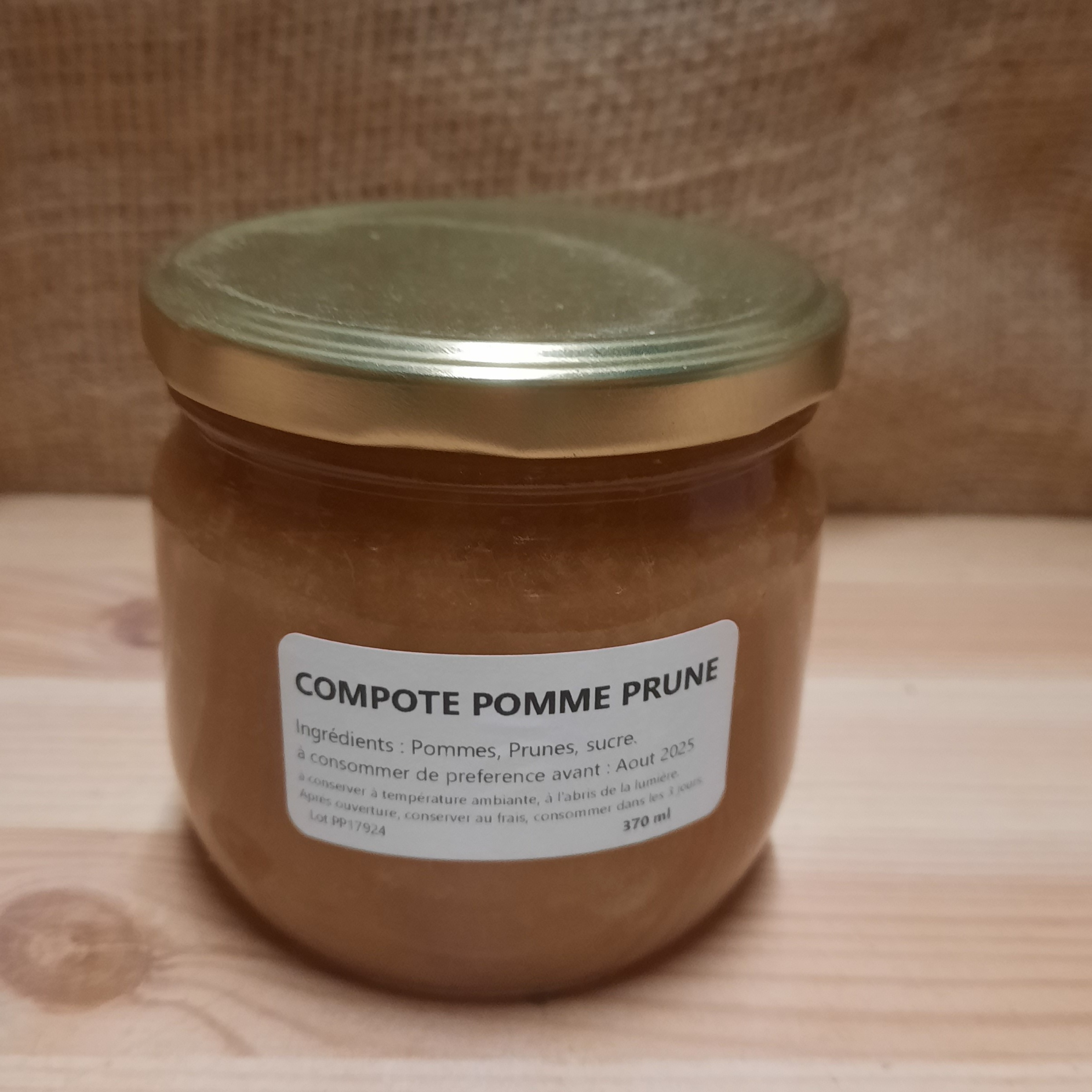 Compote Pomme Prune - 370ml