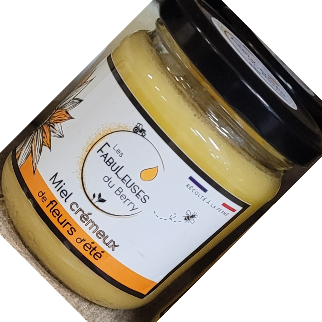 Miel de fleurs d'été, crémeux - 250g