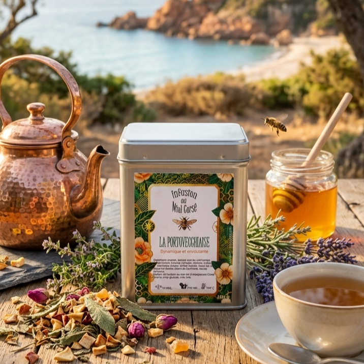 Infusion au miel "La Portovecchiaise" - 100g