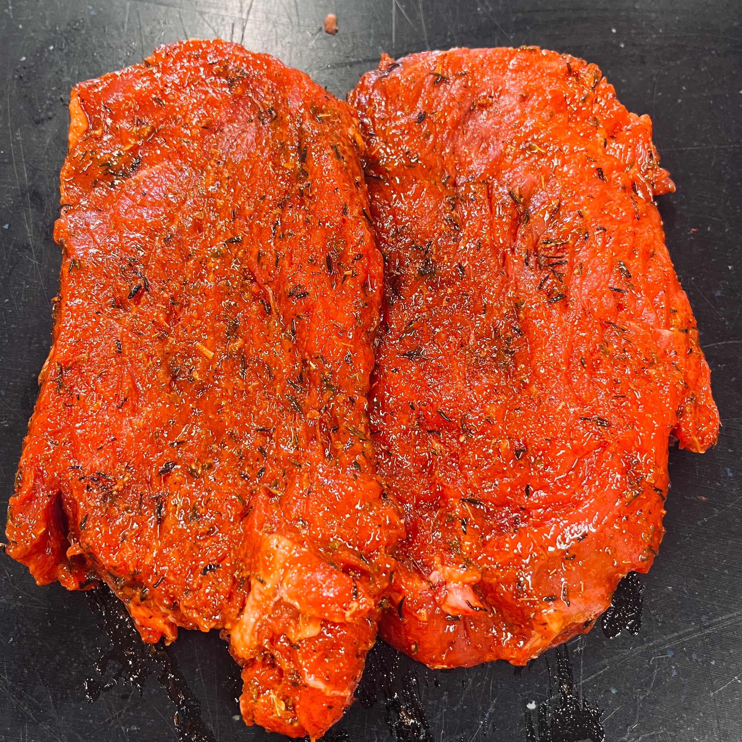 Paves de rumsteaks marinés x2 - 520g