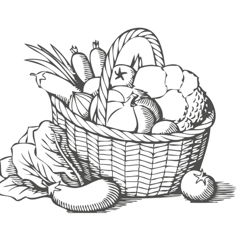 Panier de la maraîchère (Grand)