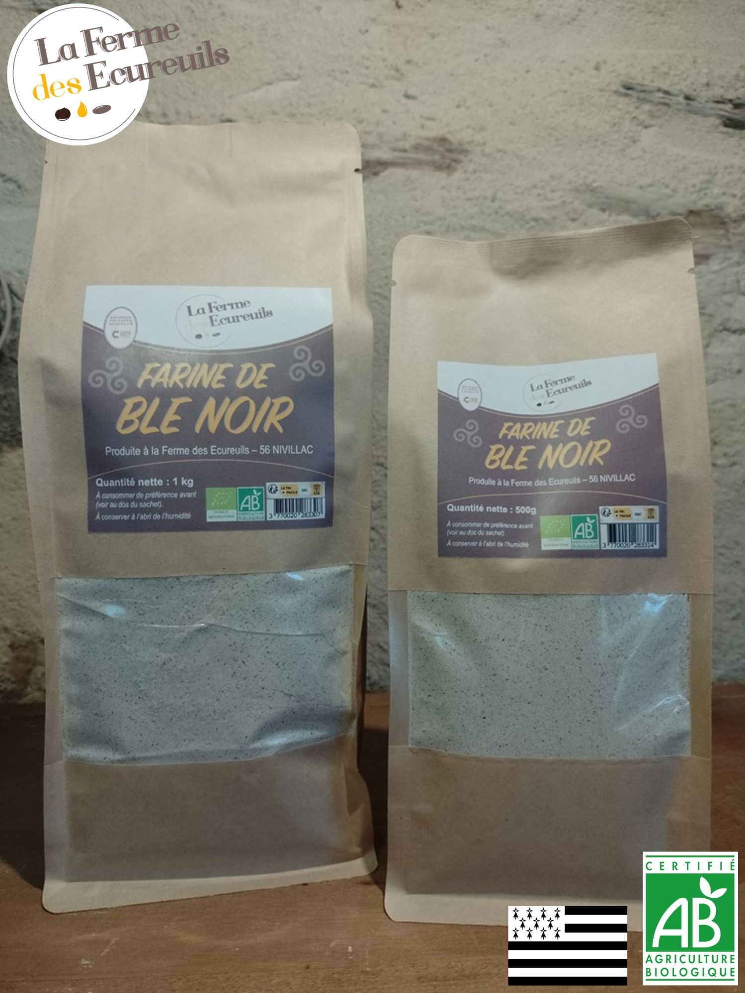 Farine de Blé Noir, sachet de 1kg