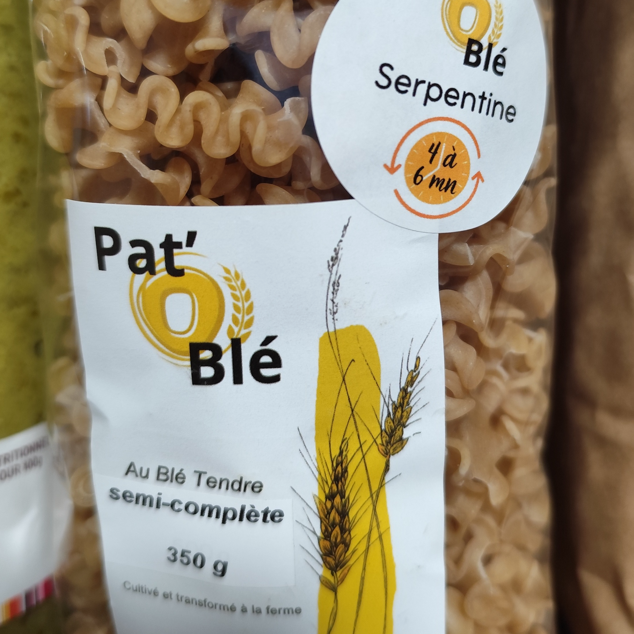 Pâtes Serpentine 350gr