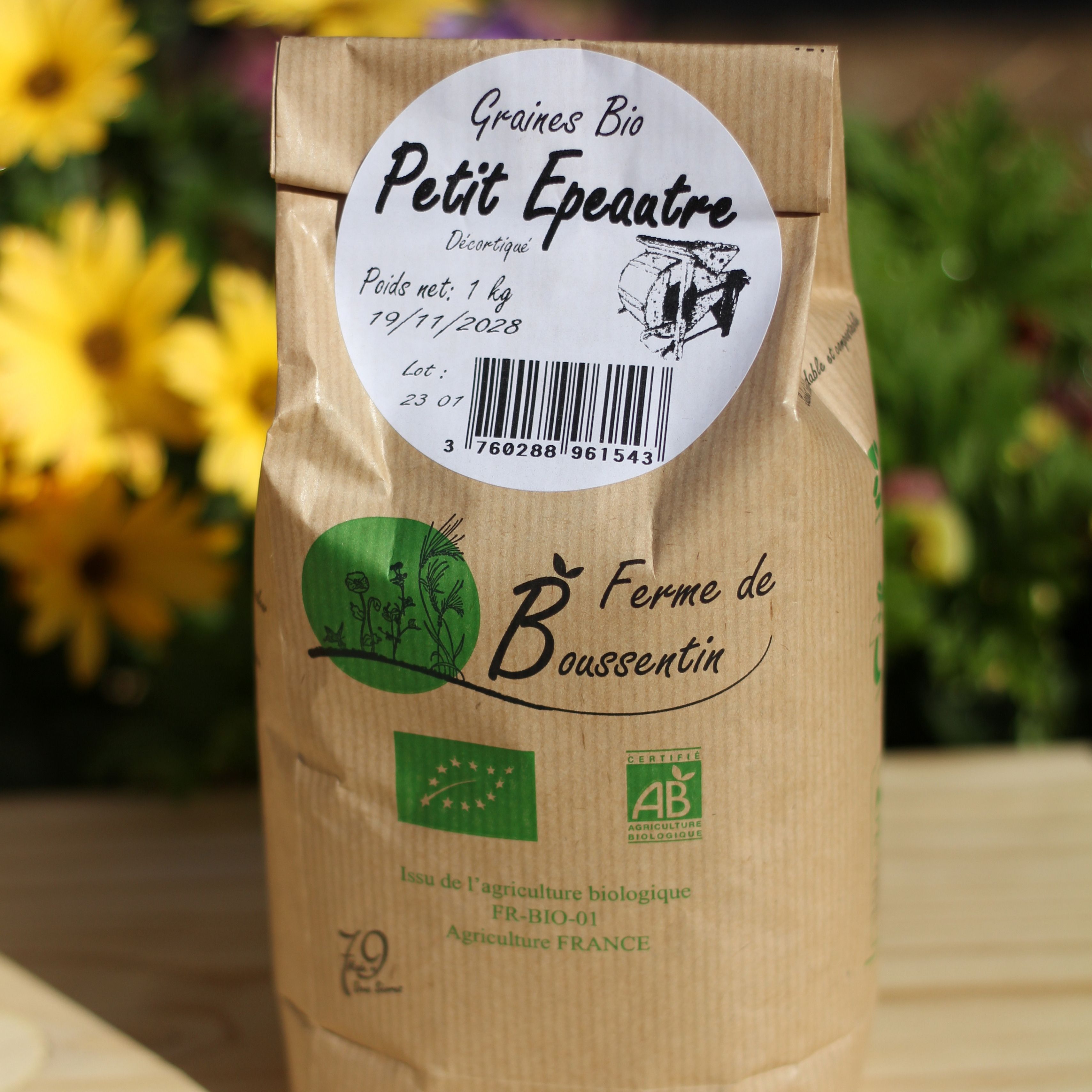 Petit épeautre décortiqué bio