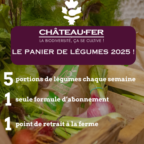 panier légumes de saison 3 kgs  dispo 30/01 - LA FERME CHATEAUFER - 3kg