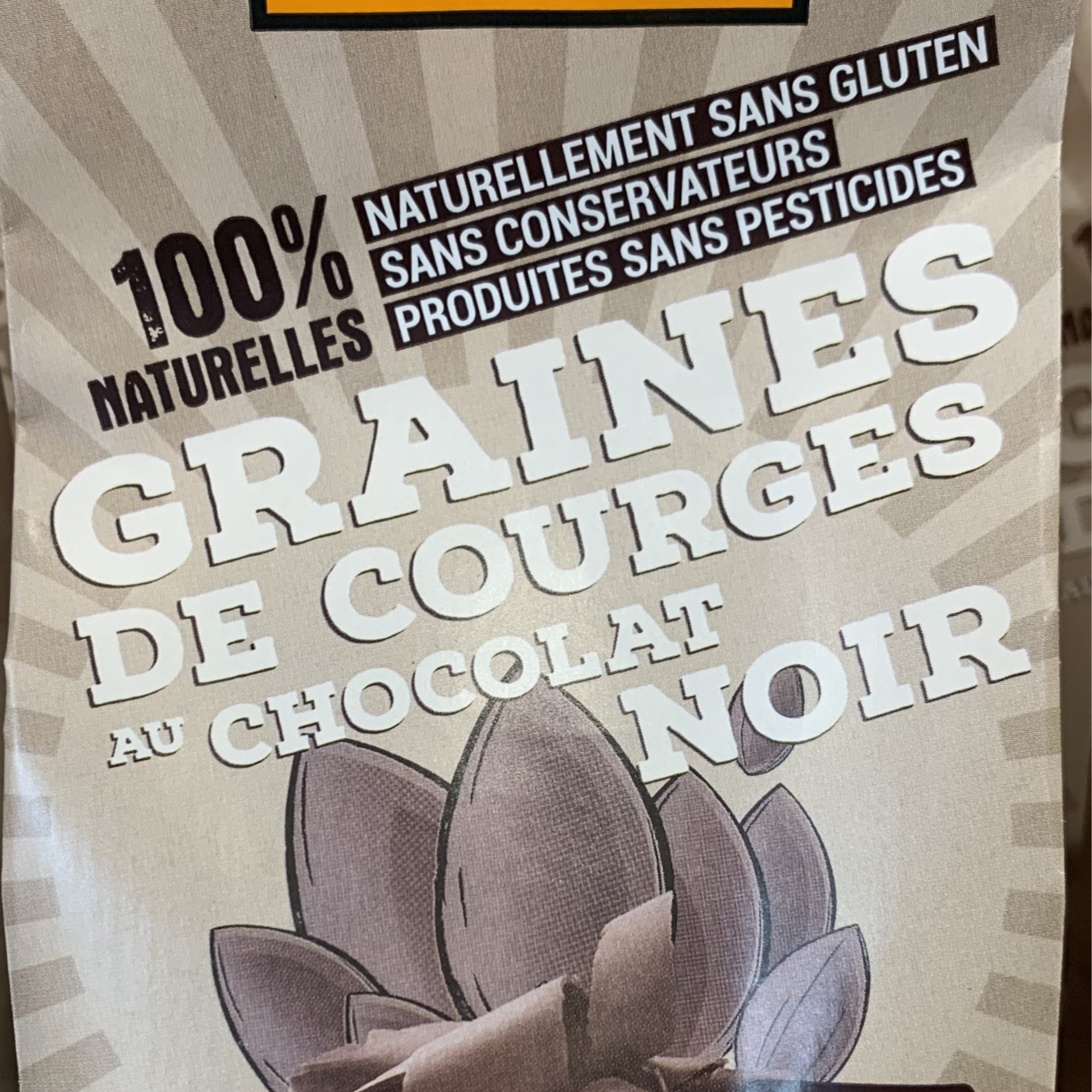 GRAINES DE COURGE CHOCOLAT NOIR 150g