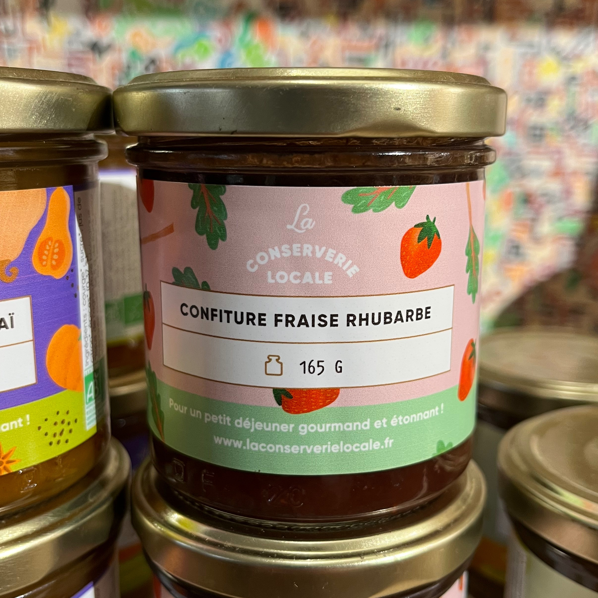 CONFITURE FRAISE RHUBARBE