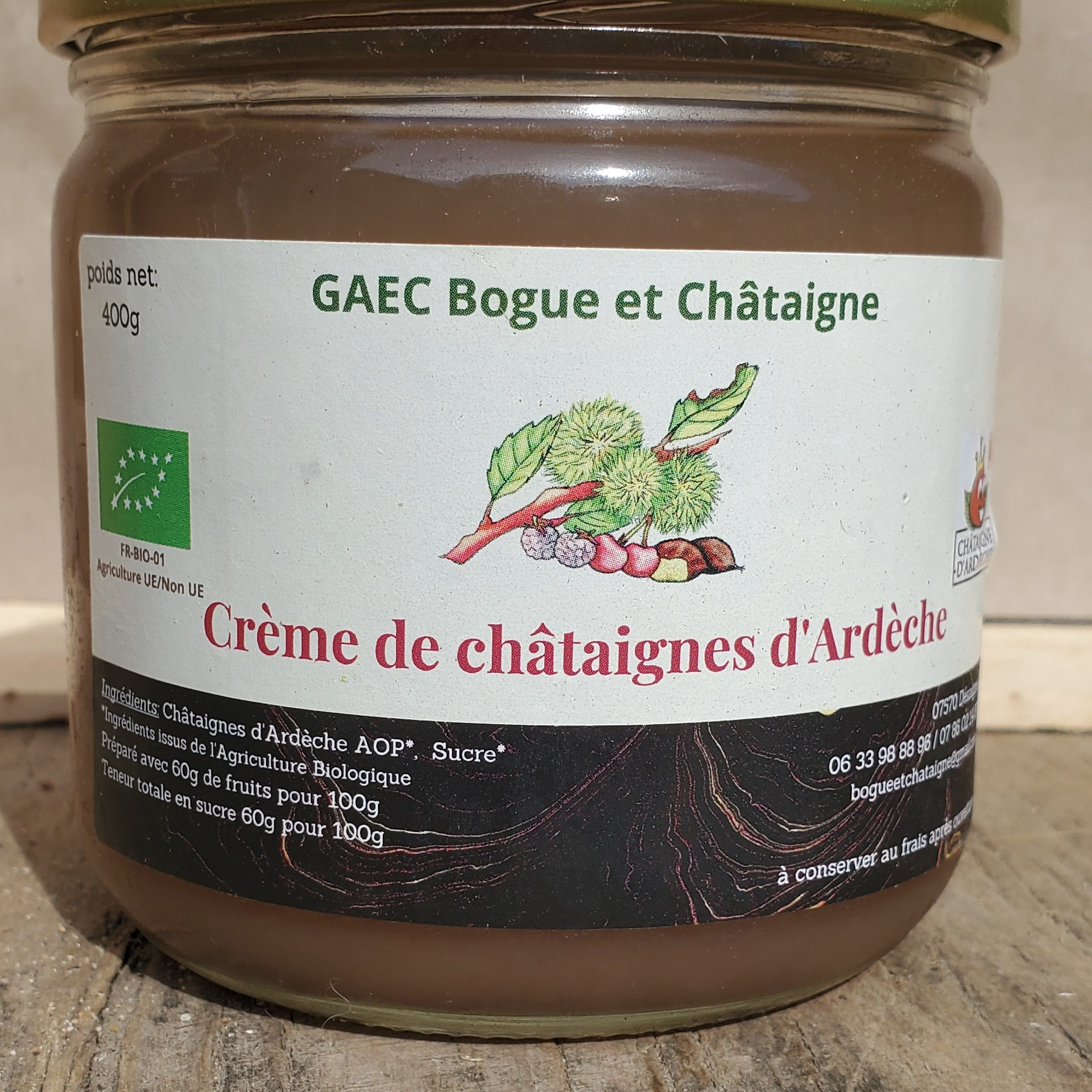 Creme De Chataignes nature - 400g