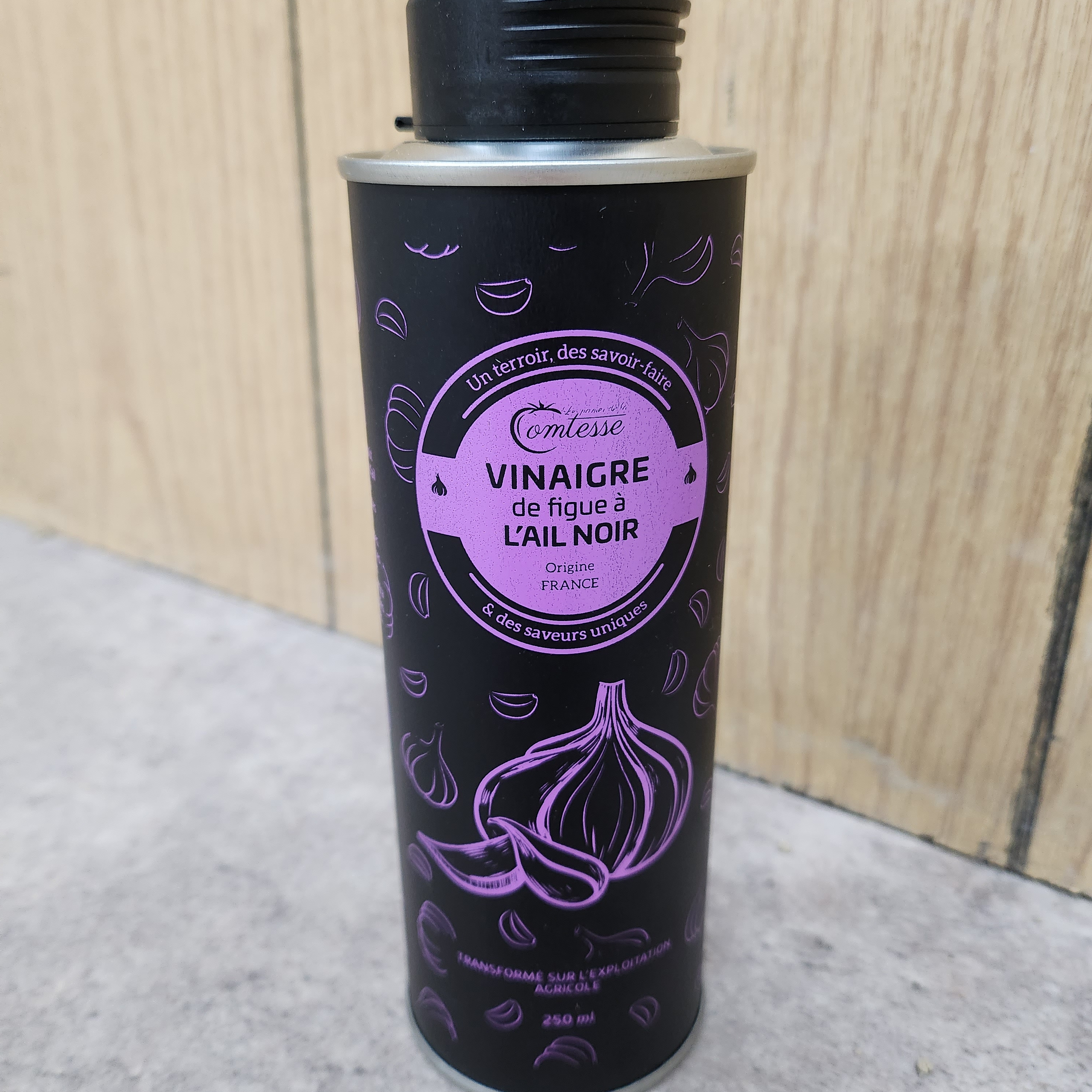 Vinaigre de figue à l'ail noir