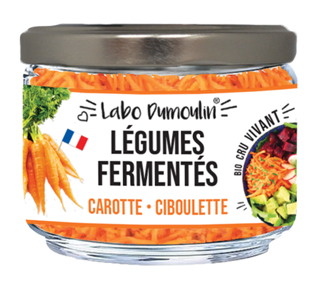 Légumes fermentés, Carotte ciboulette - 180g