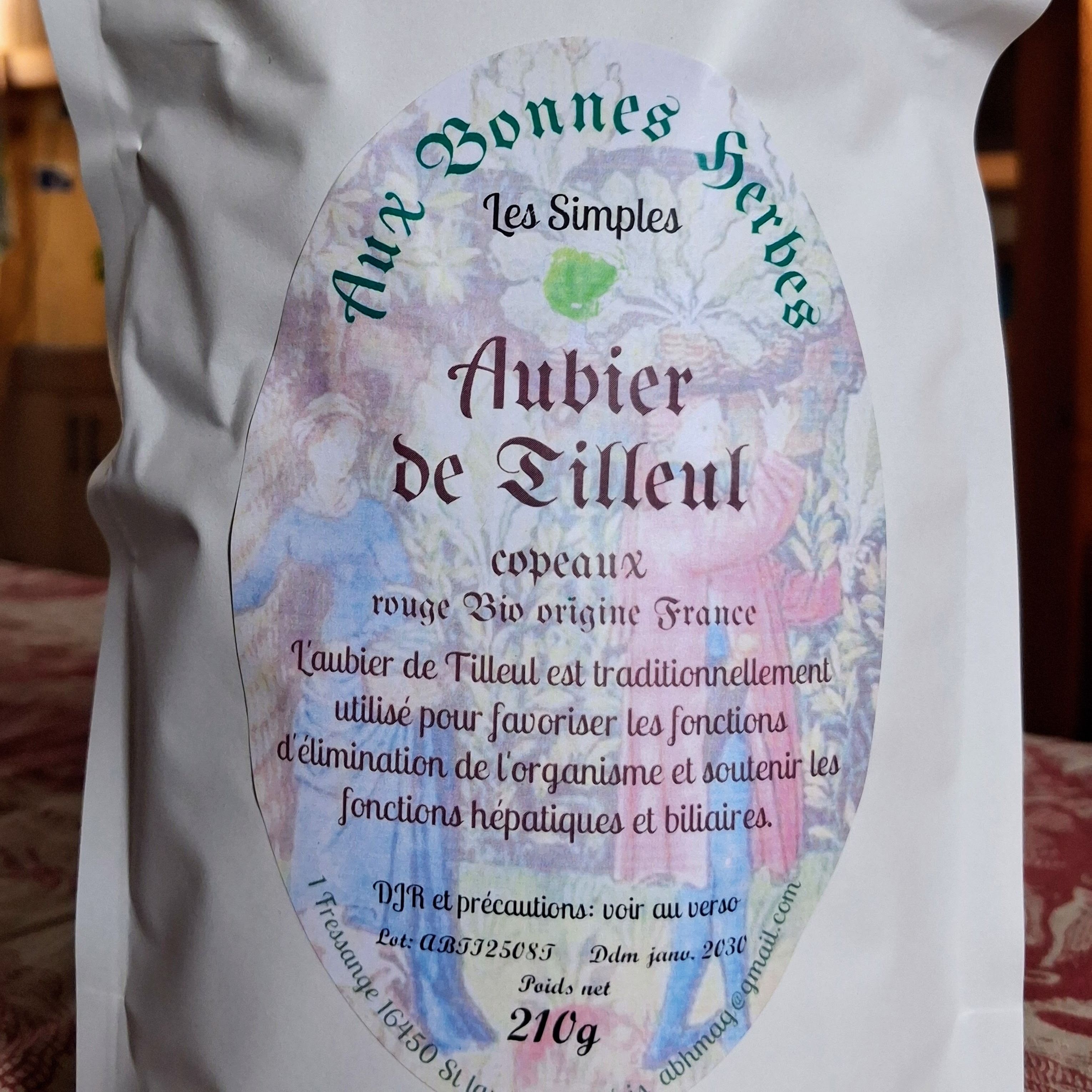 Aubier Tilleul rouge bio - 210g