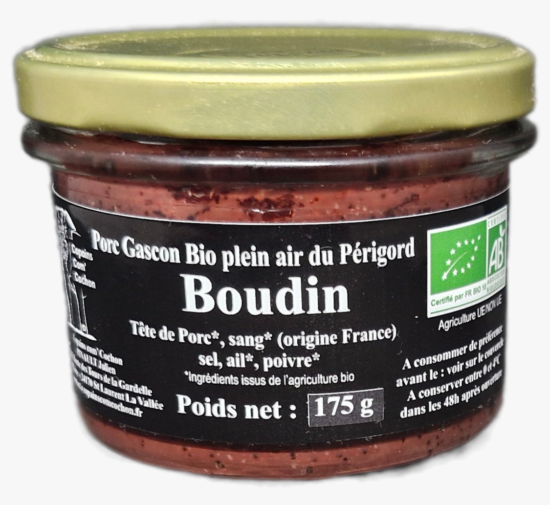 BOUDINS DE PORC GASCON BIO - 175g