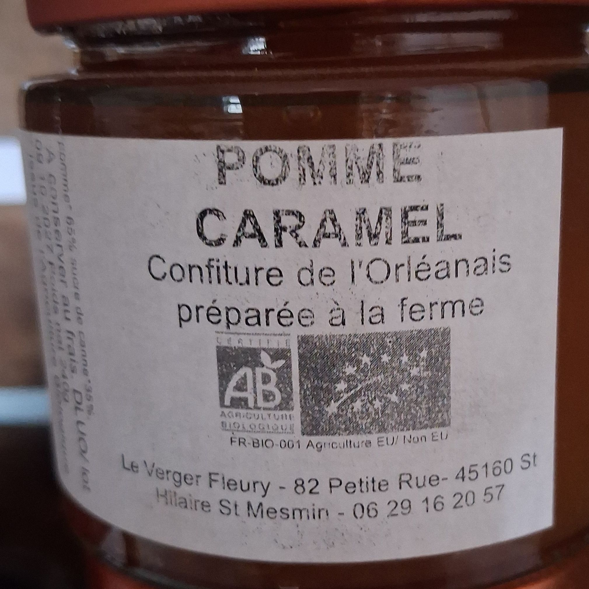Confiture pomme caramel - 240g