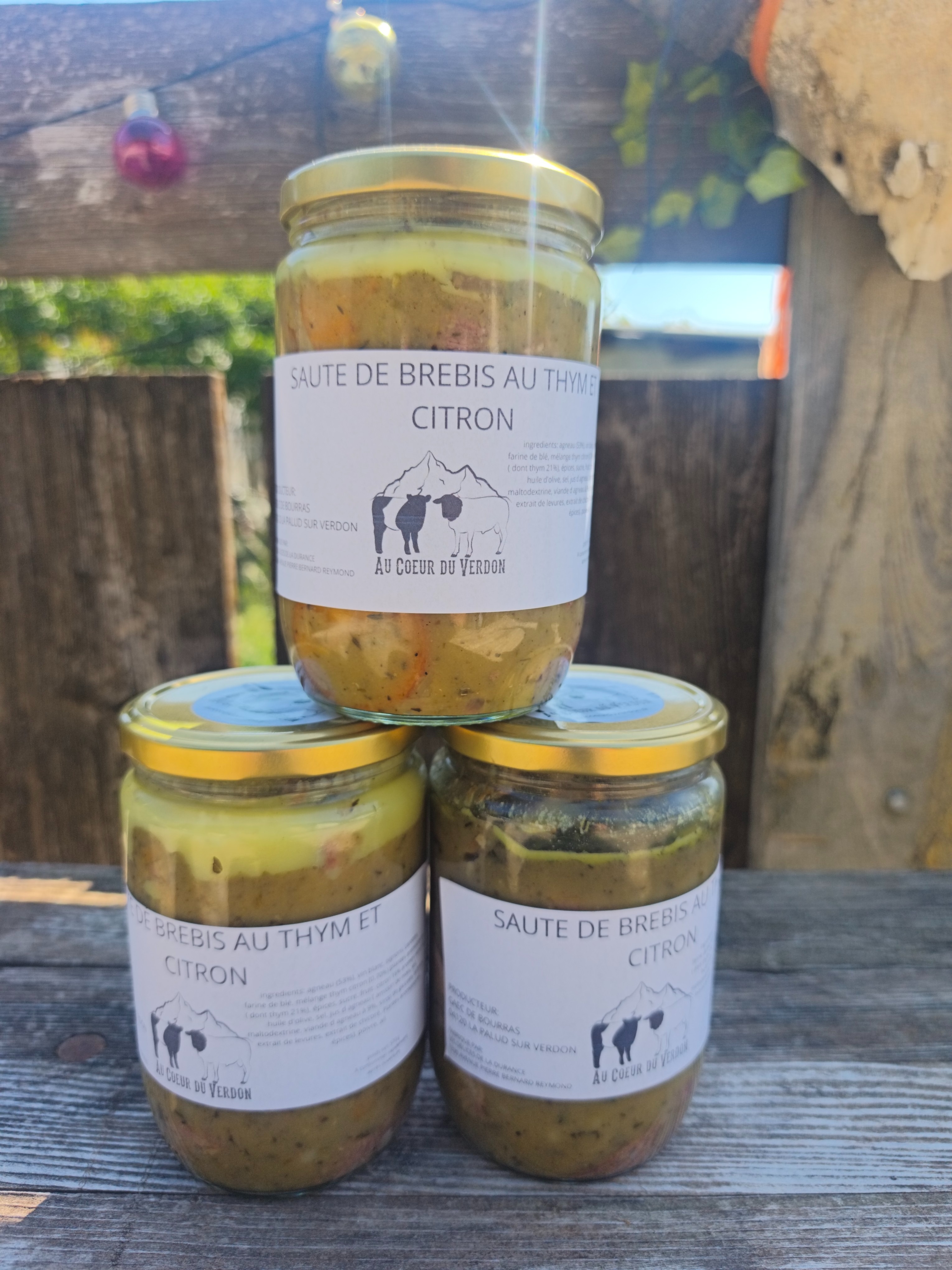 saute de brebis au thym et au citron - 570g