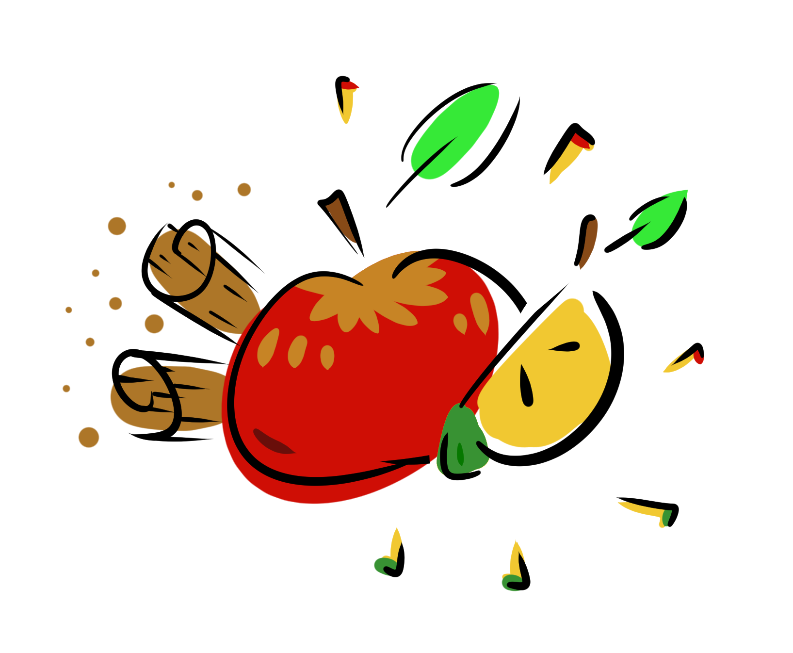 Pomme cannelle lyophilisée - 20g